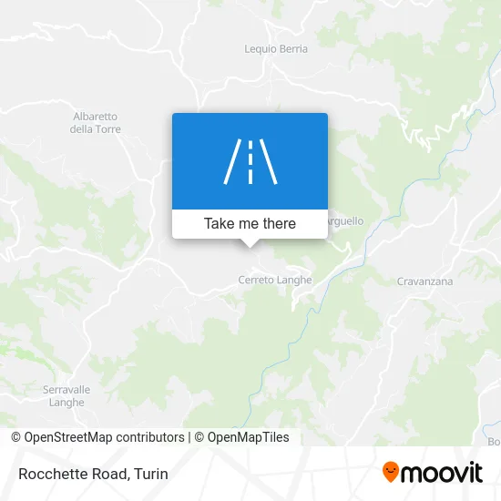 Rocchette Road map