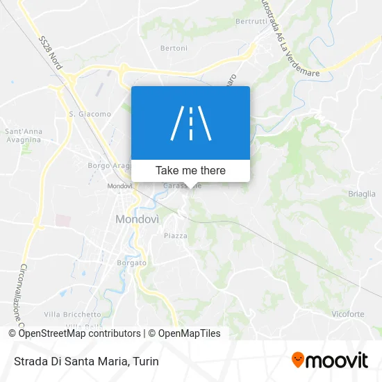 Santa Maria Road map
