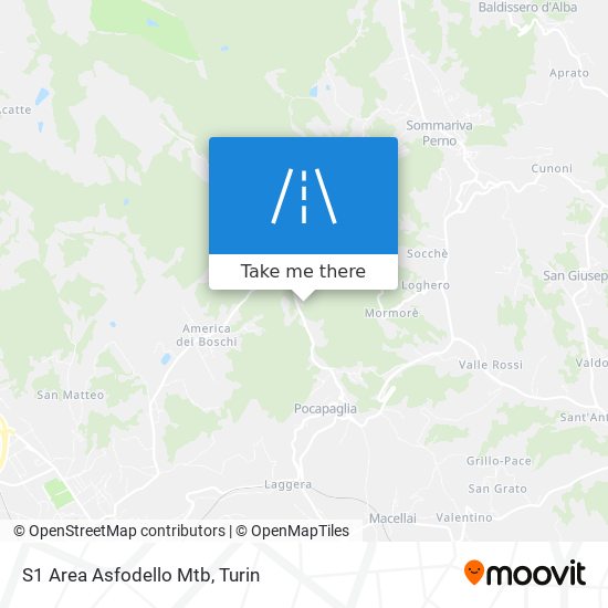 S1 Area Asfodello Mtb map