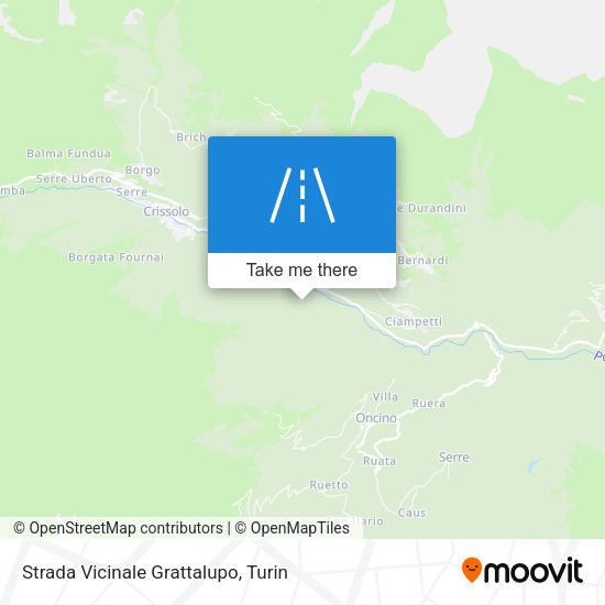 Strada Vicinale Grattalupo map