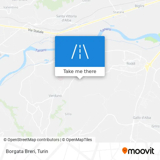 Borgata Breri map