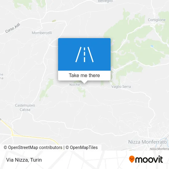 Via Nizza map
