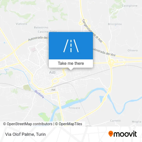 Via Olof Palme map
