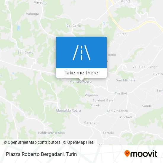 Piazza Roberto Bergadani map