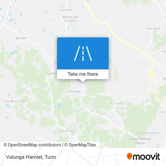 Valunga Hamlet map