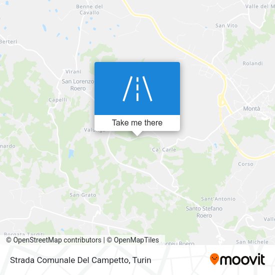 Strada Comunale Del Campetto map