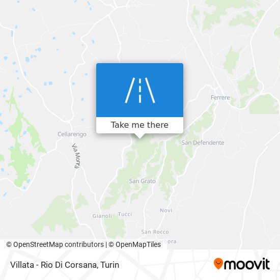 Villata - Rio Di Corsana map