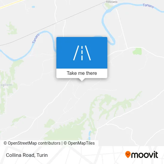 Collina Road map