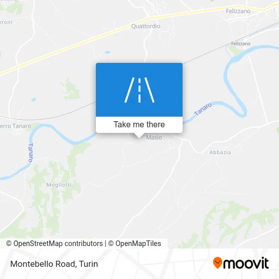 Montebello Road map