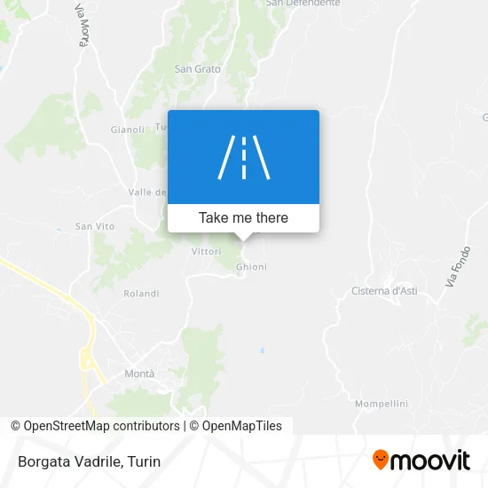 Borgata Vadrile map
