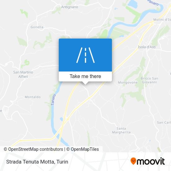 Strada Tenuta Motta map
