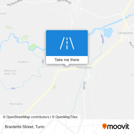 Braidette Street map