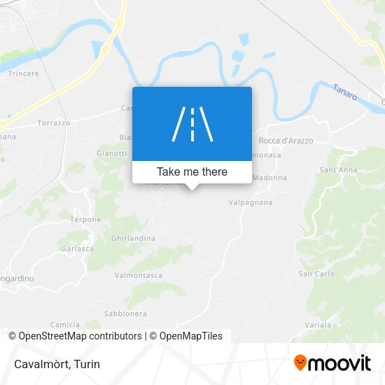 Cavalmòrt map