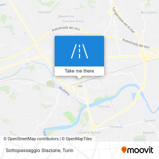 Sottopassaggio Stazione map