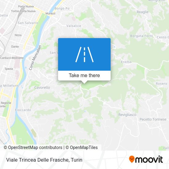 Viale Trincea Delle Frasche map