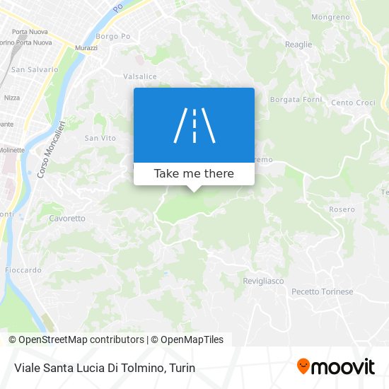 Viale Santa Lucia Di Tolmino map