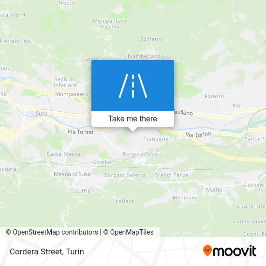 Cordera Street map