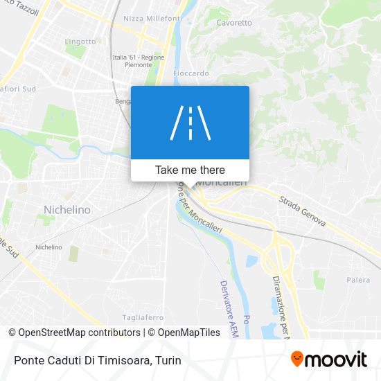 Ponte Caduti Di Timisoara map