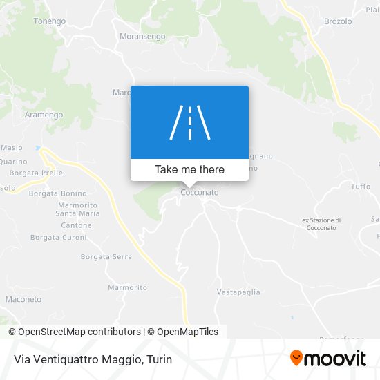 Via Ventiquattro Maggio map