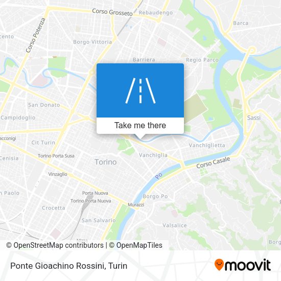 Ponte Gioachino Rossini map