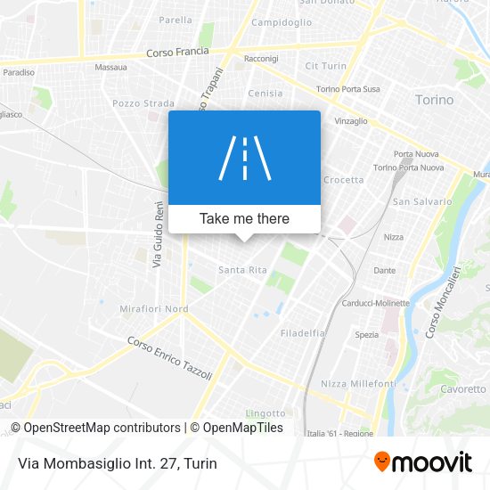 Via Mombasiglio Int. 27 map