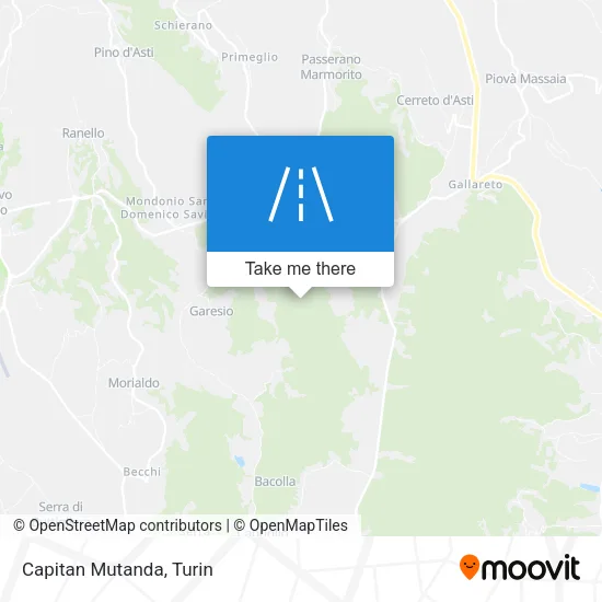 Capitan Mutanda map