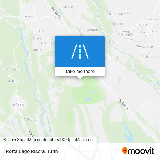 Rotta Lago Risera map