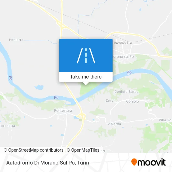 Autodromo Di Morano Sul Po map