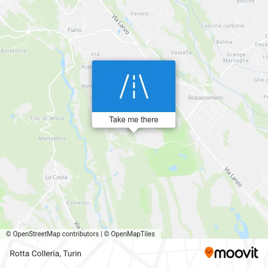 Rotta Colleria map