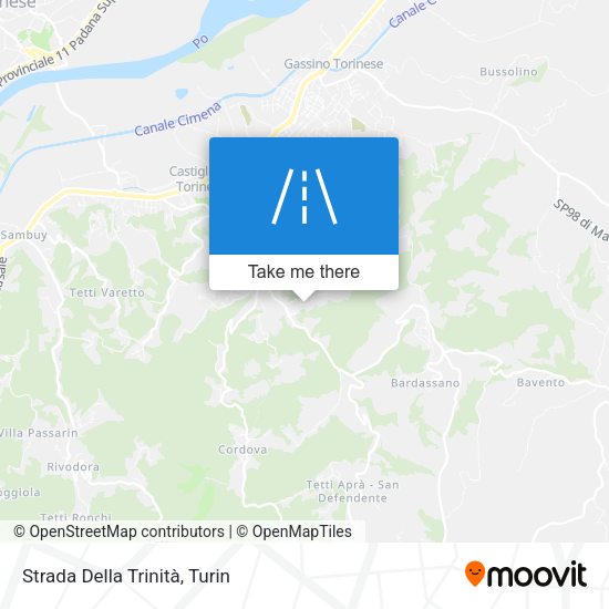 Strada Della Trinità map