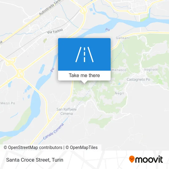 Santa Croce Street map