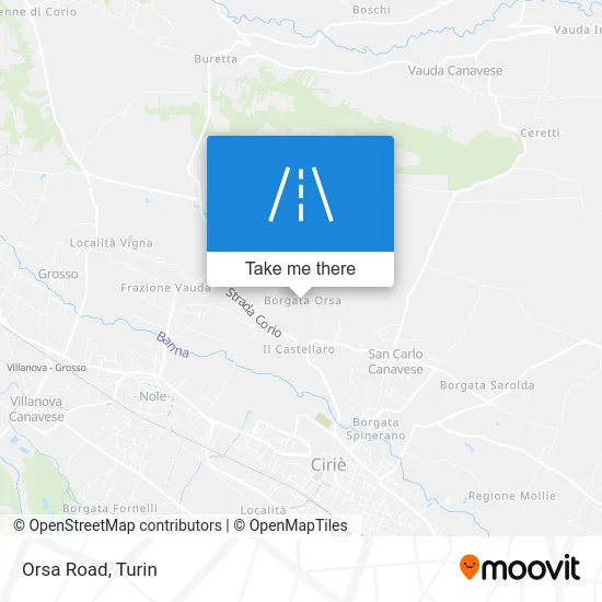 Orsa Road map
