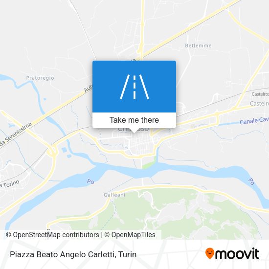 Piazza Beato Angelo Carletti map