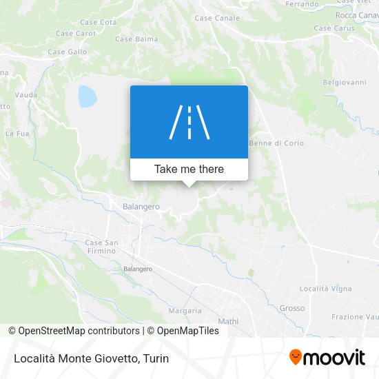 Località Monte Giovetto map