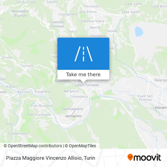 Piazza Maggiore Vincenzo Allisio map