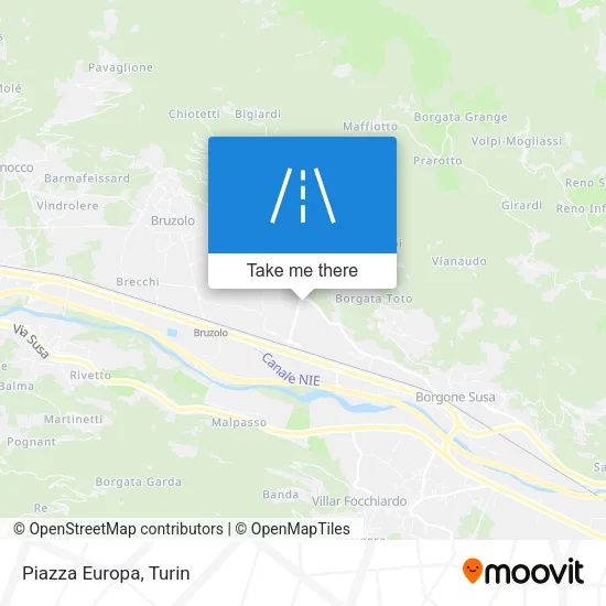 Piazza Europa map