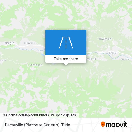 Decauville (Piazzette-Carletto) map