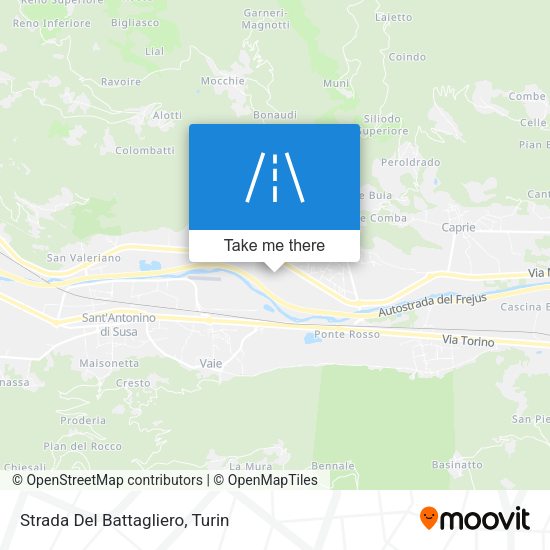 Strada Del Battagliero map