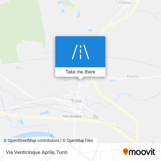 Via Venticinque Aprile map