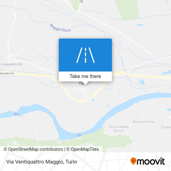 Via Ventiquattro Maggio map