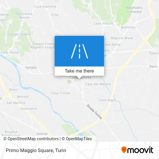 Primo Maggio Square map