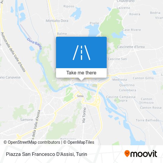 Piazza San Francesco D'Assisi map
