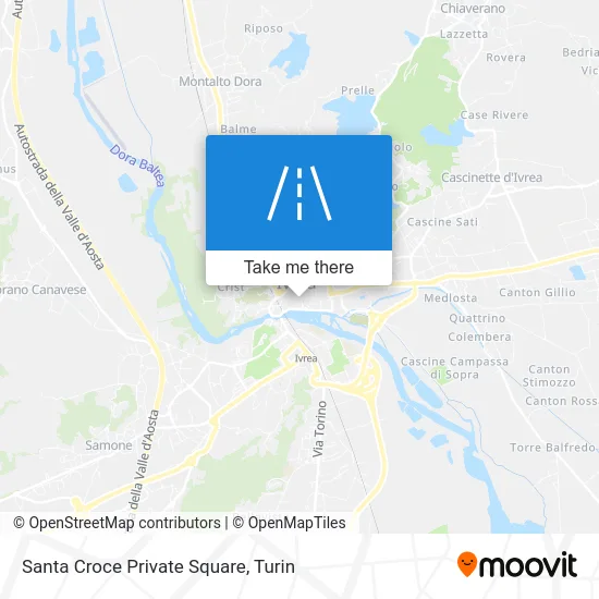 Santa Croce Private Square map