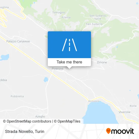 Strada Novello map