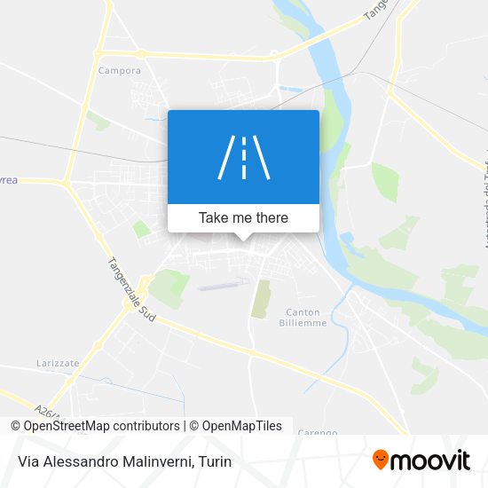 Via Alessandro Malinverni map