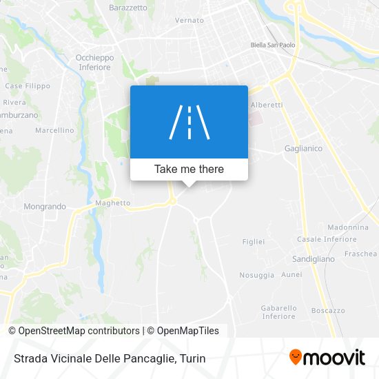 Strada Vicinale Delle Pancaglie map
