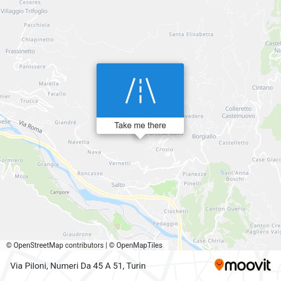 Via Piloni, Numeri Da 45 A 51 map