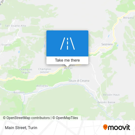 Main Street map