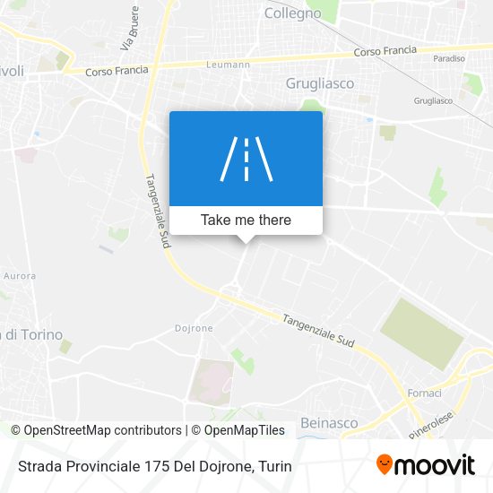 Strada Provinciale 175 Del Dojrone map