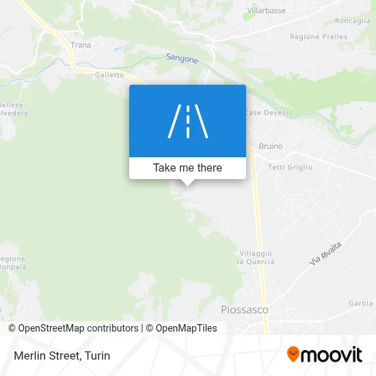 Merlin Street map